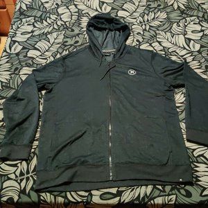 Hurley Men's Zip Up Logo Hoodie Sweatshirt Size XL